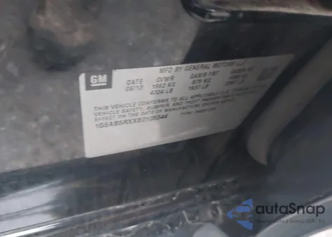 2014 Cadillac Ats Luxury из США, поврежденный, VIN 1G6AB5RXXE0105344